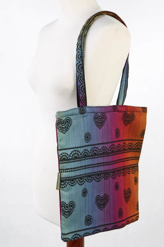 OceanoKidz.com - LennyLamb Shopping Bag - Rainbow Lace Dark