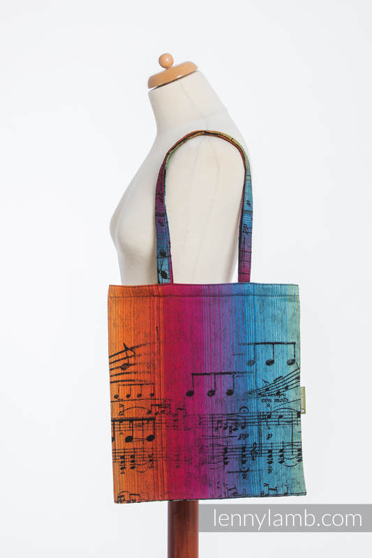 OceanoKidz.com - LennyLamb Shopping Bag - Symphony Rainbow Dark