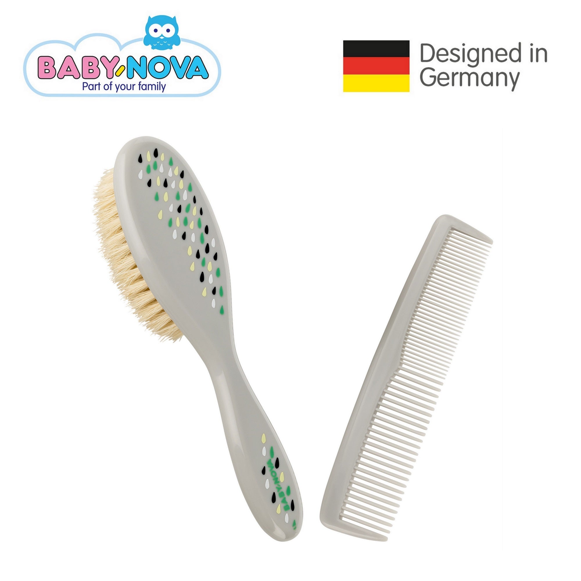 Baby hairbrush set –