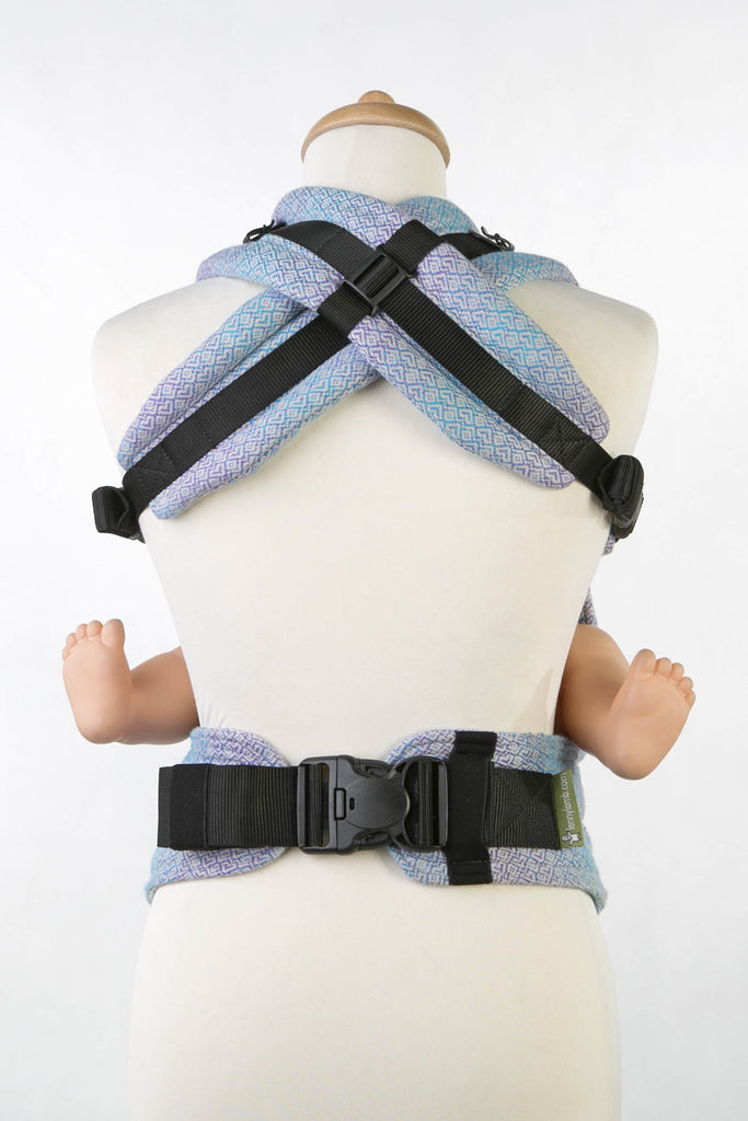 OceanoKidz.com - LennyLamb Ergonomic Carrier - Little Love Zephyr (Jacquard Weave 100% Cotton) [Baby Size]
