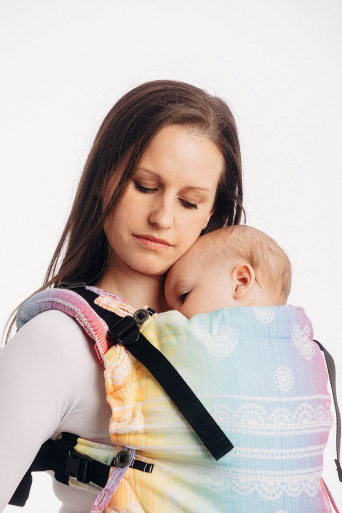 OceanoKidz.com - LennyUpGrade Carrier - Rainbow Lace (Jacquard Weave 100% Cotton)