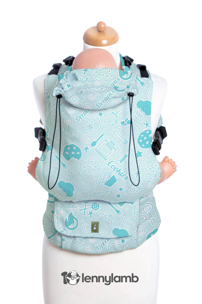 OceanoKidz.com - LennyUp Carrier - Cookies & Dreams by Alma (Jacquard Weave 100% Cotton)