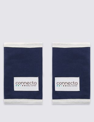 OceanoKidz.com - Connecta Organic Cotton Drool Pads - Navy
